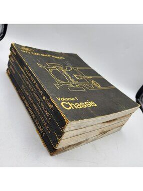 Set Of 4 Ford 1973 Car Shop Manuals Volumes 1 Chassis 2 Engine 3 Electrical 4 Bo